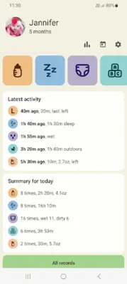 Baby Tracker android App screenshot 5